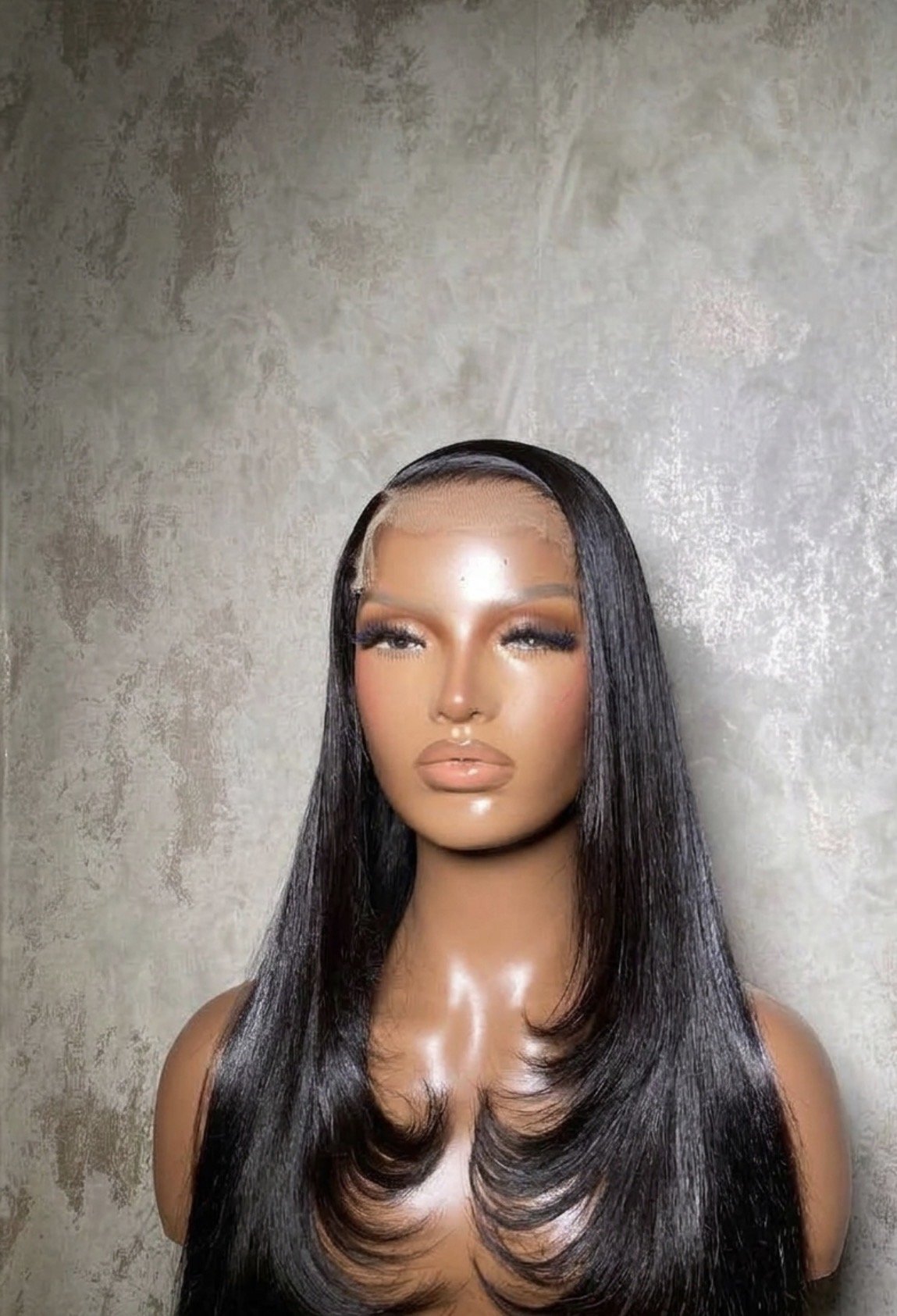 Bossladyluxuryhairs-Layered cut bonestraight -image-2